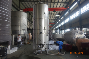 מזון כיתה 1000l אחסון נירוסטה מיכל לחץ כלי לחץ לשימוש תעשייתי-שמן זית חמניות