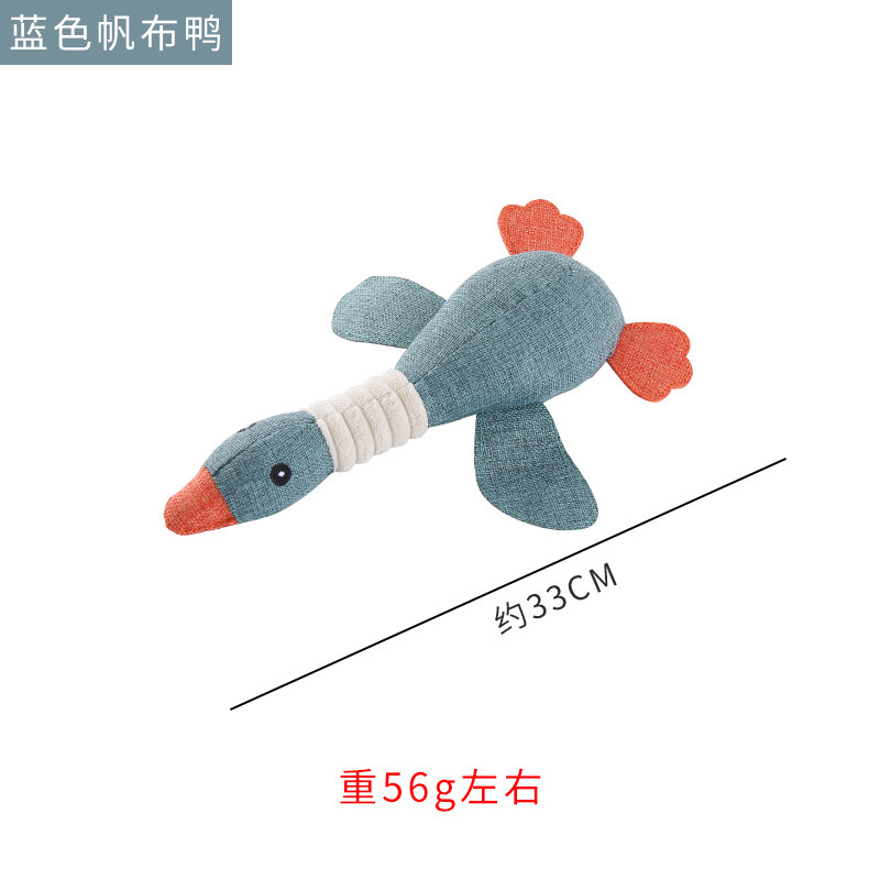 Toile bleue canard