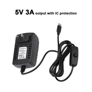5V 3A <strong>Power</strong> Supply Adapter on OFF in Line Switch Replacement <strong>Power</strong> Supply Charger with <strong>USB</strong> Type <strong>C</strong> Plug for <strong>Raspberry</strong> <strong>Pi</strong> 4 - Product Image 2