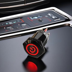Factory 12mm Momentary <strong>Push</strong> <strong>Button</strong> <strong>Switch</strong> Mini Self-reset <strong>Button</strong> <strong>Switch</strong> with LED - Product Image 1