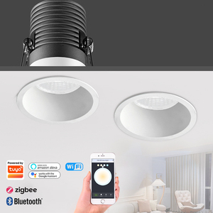 SD APP Intelligent <strong>Control</strong> 2700K-6000K <strong>Dynamic</strong> Color <strong>Temperature</strong> Stylish Aluminum Recessed Downlight Customizing Lighting Space