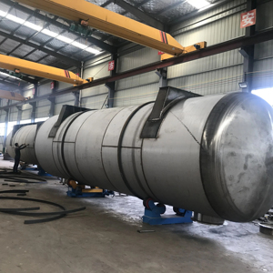Fengda 30m3 - 100m3 büyük hacimli yatay depolama tankı paslanmaz çelik depolama tankı kimyasal depolama tankı - Product Image 1