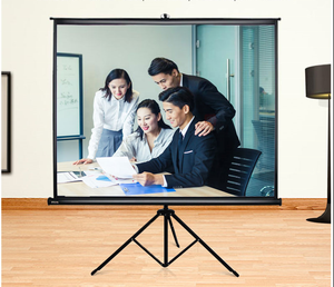 2024 Hight Quality <strong>Projector</strong> <strong>Screen</strong> With Stand PVC Projection <strong>Screen</strong> 4K HD 100'' 4:3/16: 9 Movie Curved <strong>Projector</strong> <strong>Screen</strong> - Product Image 5