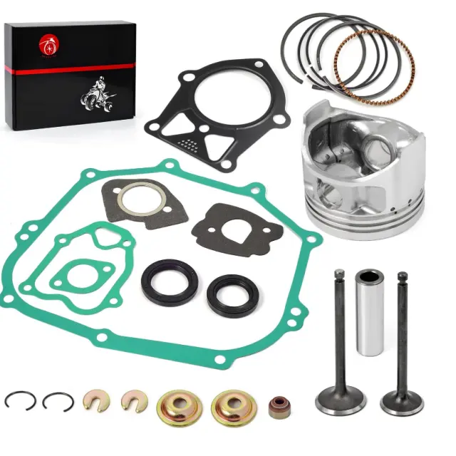 Kit de reconstrucción de extremo superior de 285cc STD, junta de pistón y anillo, válvula de escape de admisión para YAMAHA, Golf Cart G2, G5, G8, G9, G11, 2013-2018