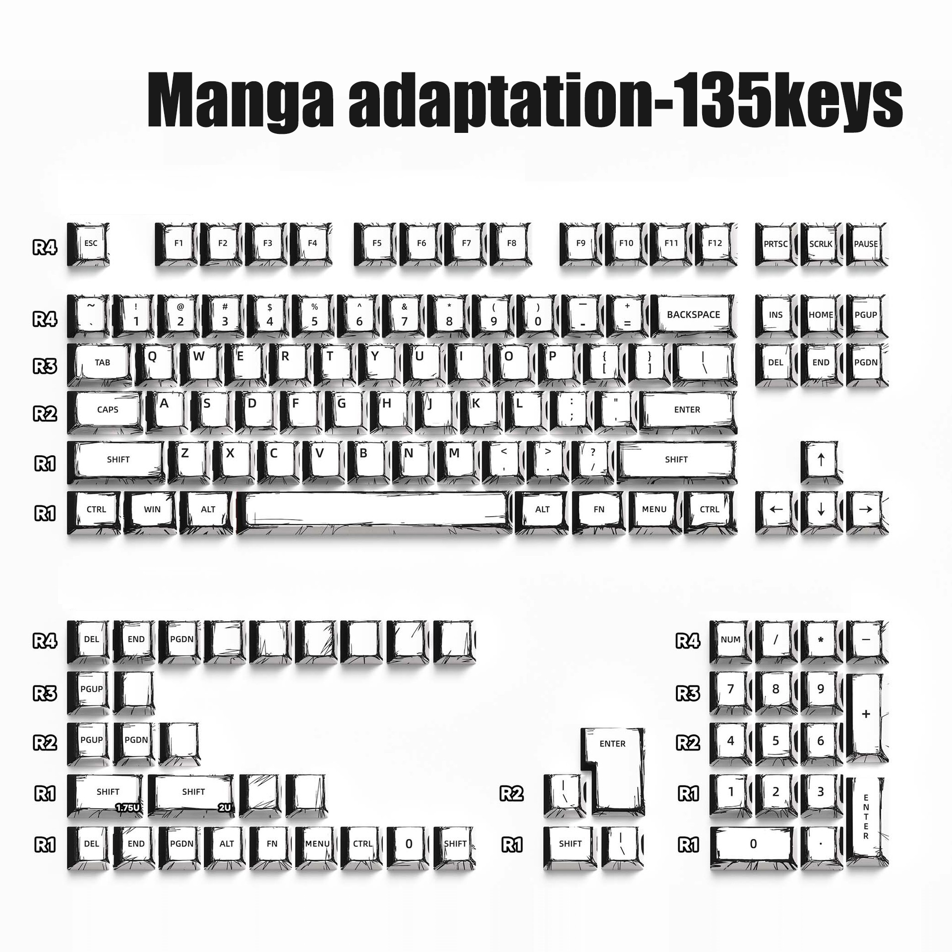 Adaptación de manga blanca.
