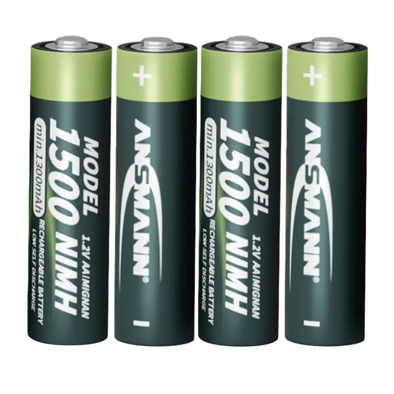 4 iieces nsnsmann1.2v 1300mAh Aa perfsuperfast Rechargeable Ni-mh atteraty