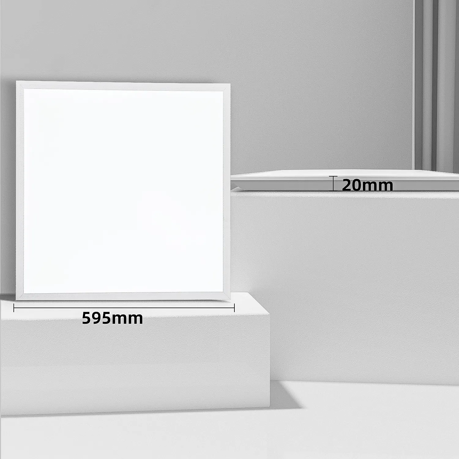 30w 40w 50w quadratische Decken einbau 120x60 2x2 2x4 600x600 60x60 Aluminium kante schlanke LED-Flach bildschirm leuchten mit Hintergrund beleuchtung