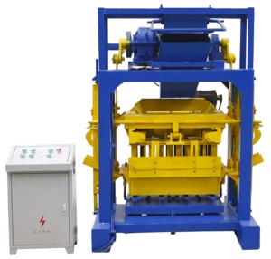Qt4-35 manuale blocco finitrice macchina piccolo edificio blocco cavo che fa macchina con motore & cambio in Zambia - Product Image 2