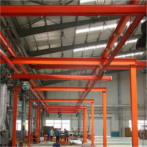 Ergonomic 1000kg 2tons Flexible Beam Monorail <strong>Free</strong> Standing Light Overhead Bridge <strong>Crane</strong> System Supplier - Product Image 3