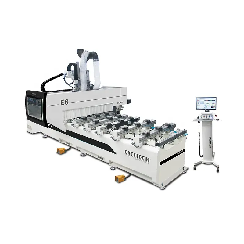 excitech new type cnc cutting and drilling wood working router