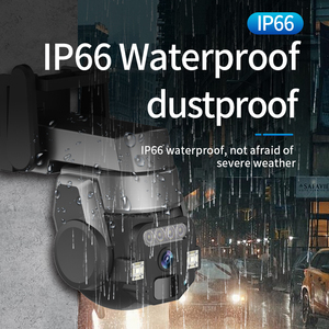 L 5 MP inteligente de alta definição com visão noturna Wifi Câmera Alarme ao ar livre Gravação de vídeo IP Cctv Ptz Wi-Fi
