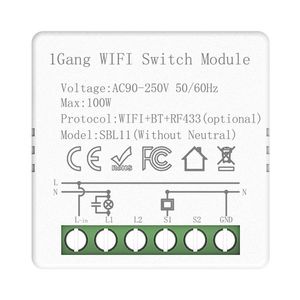 Factory Direct Sales <strong>Switch</strong> Without Neutral 1ch <strong>Switch</strong> Without Neutral Premium Wifi Relay for Home - Product Image 2