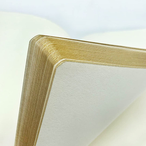 Leather Cover Journal <strong>Notebook</strong> Custom Hardcover Gilded Edge Book Printing - Product Image 5