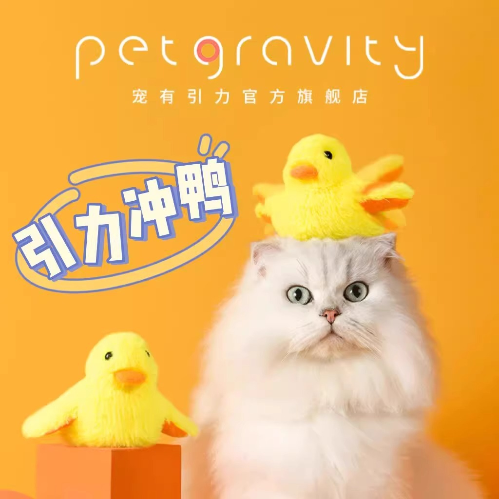 Secouant le petit canard jaune