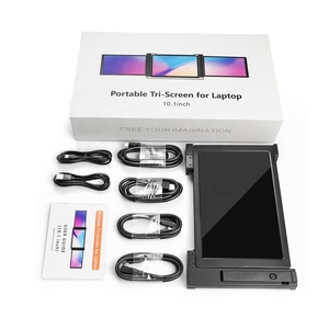 FOPO 13.3 Inch Triple Screen Laptop LCD <strong>Computer</strong> <strong>Monitors</strong> <strong>with</strong> <strong>Multiple</strong> Ports Extended Screen Laptop - Product Image 6
