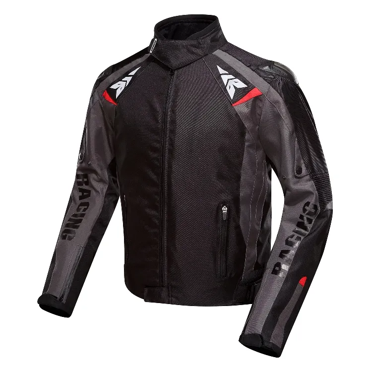 Giacca da moto impermeabile invernale laminata Oxford con equipaggiamento protettivo Streetwear per moto con armatura