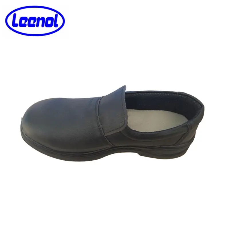 Dantel olmadan Leenol ESD çelik burun güvenlik koruyucu ayakkabı