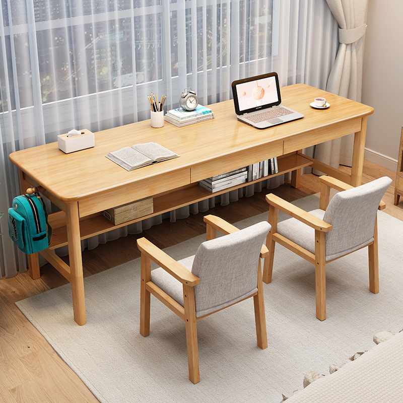 Tavolo color legno naturale + due sedie Putin