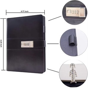 Cuaderno de hojas sueltas A5 con personalidad, manual de Creatividad Empresarial, diario secreto de oficina con bloqueo de contraseña, diario oculto - Product Image 1