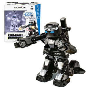2,4G Control remoto Rival Throw Punch Competition Fighting Boxer Robot Light Sound RC Battle Robot Juguetes para niños - Product Image 6