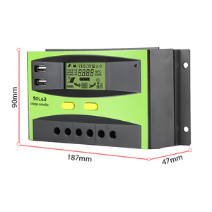 Techfine 30 Ампер блок управления установкой на солнечной батарее 48v pwm Контроллер заряда ШИМ контроллер постоянного тока - Product Image 3