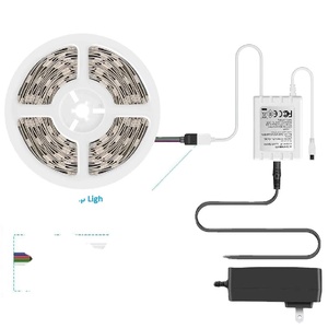 2025 yeni Hengyu DC12V 5 metre SMD 5050 renkli şerit Led kiti APP 24 anahtar uzaktan kumanda RGB renk değiştirme akıllı şerit işık - Product Image 3
