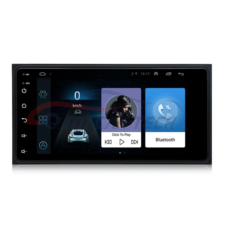 Universele T-Oyota 2 Din 7 Inch Touch Screen Android Autoradio Met Fm Stereo Gps Navigatie Autoradio Auto stereo 1 + 16G