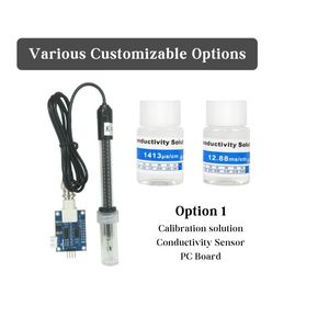 Módulo de Sensor de conductividad universal Sonda EC para conector BNC Arduino 51 STM32 con placa PCB Varios kits Opción disponible - Product Image 4