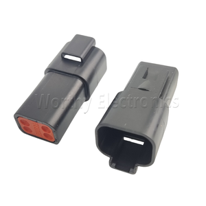 4P 4穴自動車コネクタプラグ男性端子シースDT04-4P-E004自動車コネクタ用新品 - Product Image 1