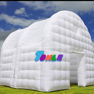 Chất lượng cao lớn màu đen trắng <span class=keywords><strong>Inflatable</strong></span> lều vuông gazebo phòng sự kiện lớn <span class=keywords><strong>Inflatable</strong></span> bên lều cho các sự kiện ngoài trời bên - Product Image 4