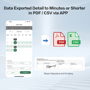 Từ xa nhiệt độ độ ẩm ghi không dây Lora Bluetooth nhiệt độ độ ẩm cảm biến - Product Image 3