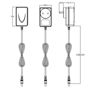 AC/<strong>DC</strong> Ups Power Supply Mini 110-240VDC 50/60Hz <strong>Input</strong> ABS+PC <strong>Output</strong> Type DC1V-12V 500mA-3100mA 24-30W RoHS Certified for Industry - Product Image 3