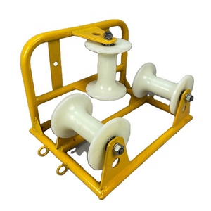 Hanging Cable Hook Roller <strong>Single</strong> Wheel Cable <strong>Block</strong> Pulley Transmission Line <strong>Stringing</strong> Tools - Product Image 4