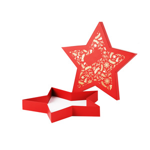 Hot Sale <strong>Star</strong> Shape Chocolate Biscuit Cookie <strong>Box</strong> Christmas Gift Paper Packaging <strong>Box</strong> - Product Image 1