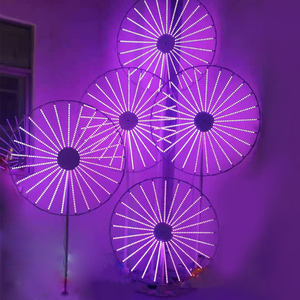 Açık 2D havai fişek ışık dijital led meteor yağmur ışığı havai fişek garland Led noel DMX havai fişek ışık - Product Image 1