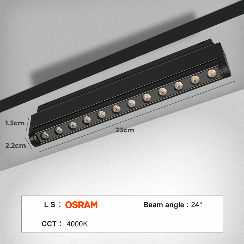 หลอดไฟพับได้ gn/ 247mm 12W สีดำ