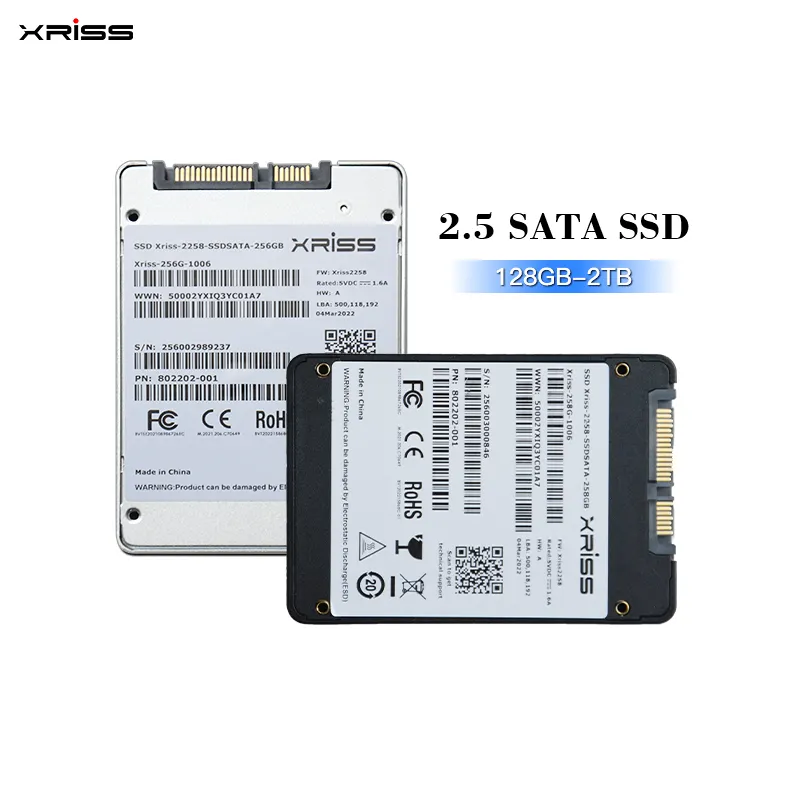 SATA SSD 2.5 kinerja tinggi 128GB 256GB 512GB 1TB 2TB Solid State Drive Ssd untuk Laptop