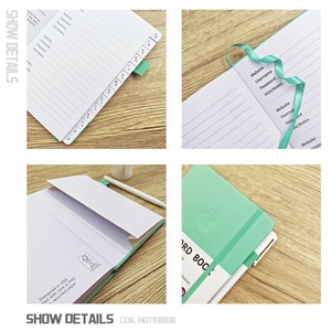 Alfabetik sekmeler ile şifre not defteri özel dizüstü çevre dostu Internet adresi kaleci Logbook - Product Image 2