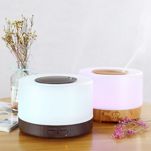 Diffusore di olio essenziale di grano di legno 500ml diffusore di aromaterapia ad ultrasuoni con Timer tranquillo camera da letto uso ufficio di Yoga a casa - Product Image 6