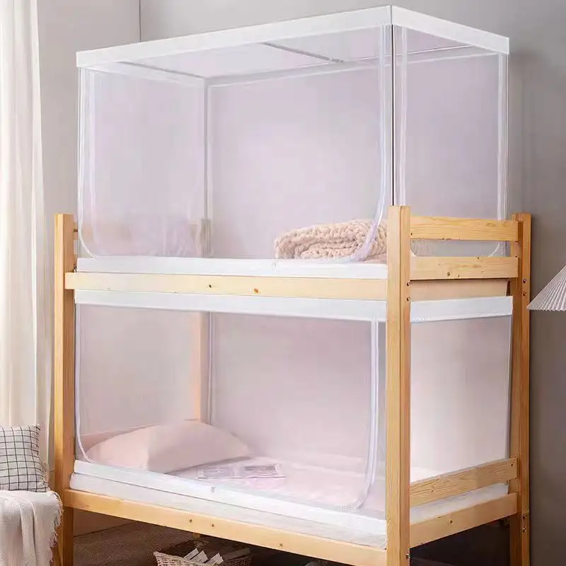 Support Portable lit rideau fer cadre pliant moustiquaire pour bébé étudiant adulte utilisation