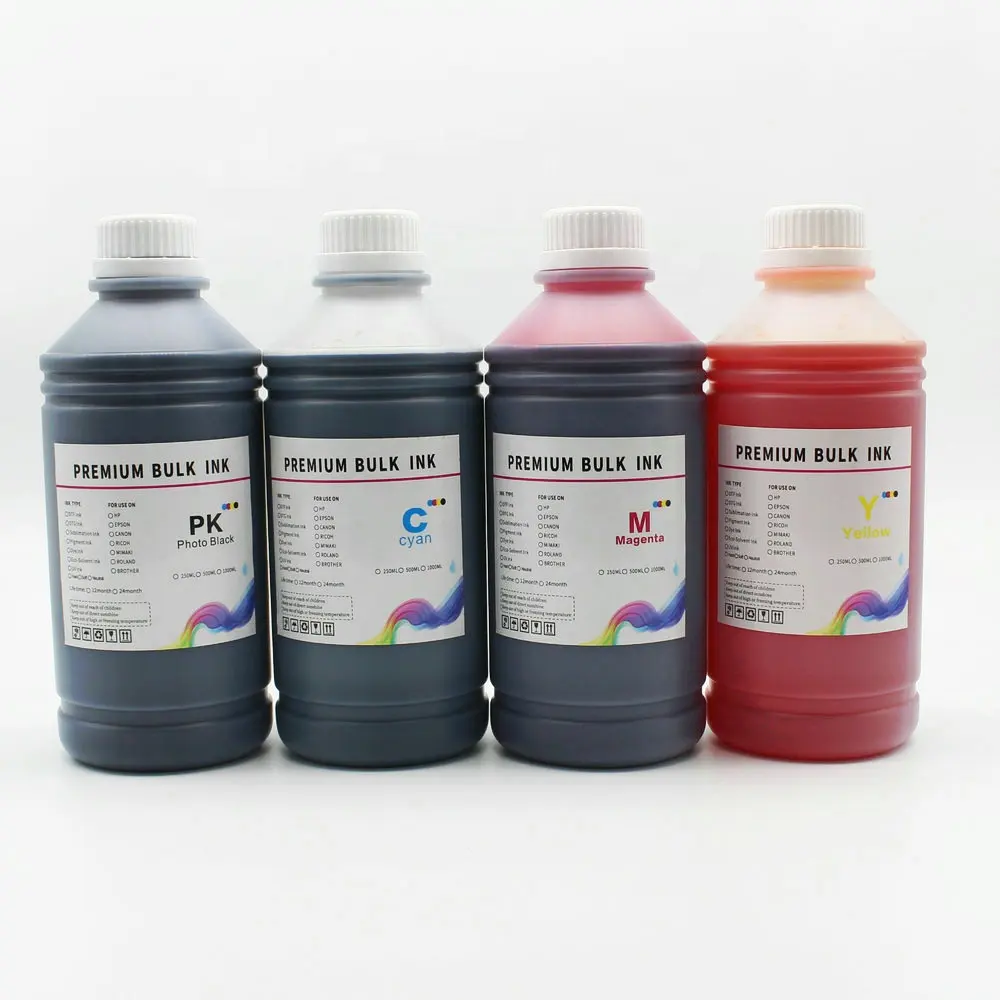 Tinta Dye Universal 1000ML/botol untuk Canon Printer Inkjet PFI-101 102 107 701 703 706 707 1401 1411 680 685 770 780