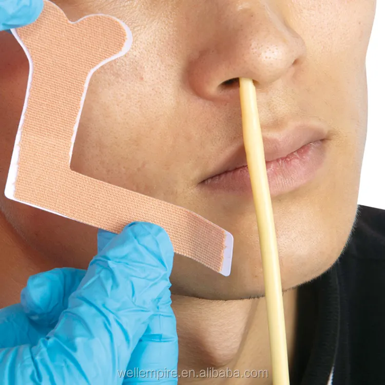 Medical Nasal Catheter Nasogastric Tape Fixation Stickers for patient