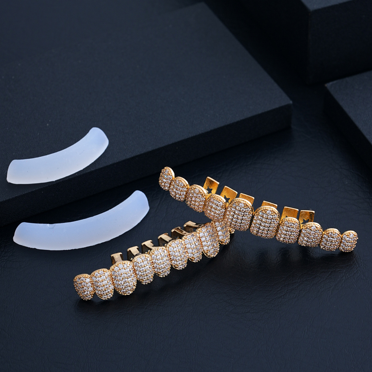 Gold (upper and lower braces) boxed