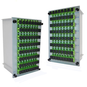 Divisor Plc 1*32 1*64 Ftth Fibra Óptica Divisor Plc SC UPC Conectores Tipo Cassette 1X16 Fibra Óptica Splitter