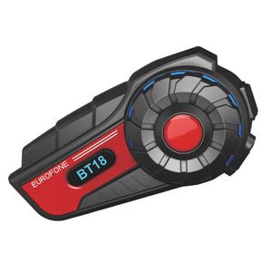 2024 nuevo modelo de casco de motocicleta sistema de intercomunicación Bluetooth, 5,2 BT, Radio FM, interfono de 2 vías Moto