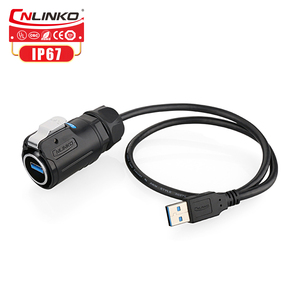 อะแดปเตอร์ cnlinko USB 3.0กับแผง2.0 USB ปลั๊กและซ็อกเก็ต IP68ขั้วต่อ USB กันน้ำ - Product Image 2