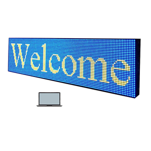 P10 Sign Digital Full Color pannello pubblicitario esterno pannello 101x37cm modulo schermo WIFI controllo uso per sala espositiva metropolitana - Product Image 2