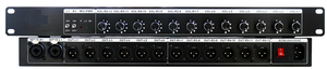 2 in 12 Out Dual Channel Audio <strong>Distributor</strong> with Adjustment and Illusion - Product Image 2