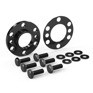 Bevinsee LS Short Crankshaft Flange Gasket Crank Flexplate Spacer with Bolts for GM LS 5.3L 5.7L 6.0L 6.2L to SBC <strong>Trans</strong> 12563532 - Product Image 1