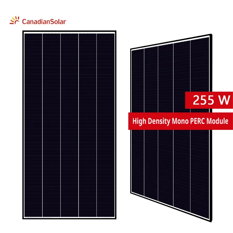 Alta qualità 250W-300W Mono-facciale 157Mm cella policristallina 255 Watt prezzo pannelli solari